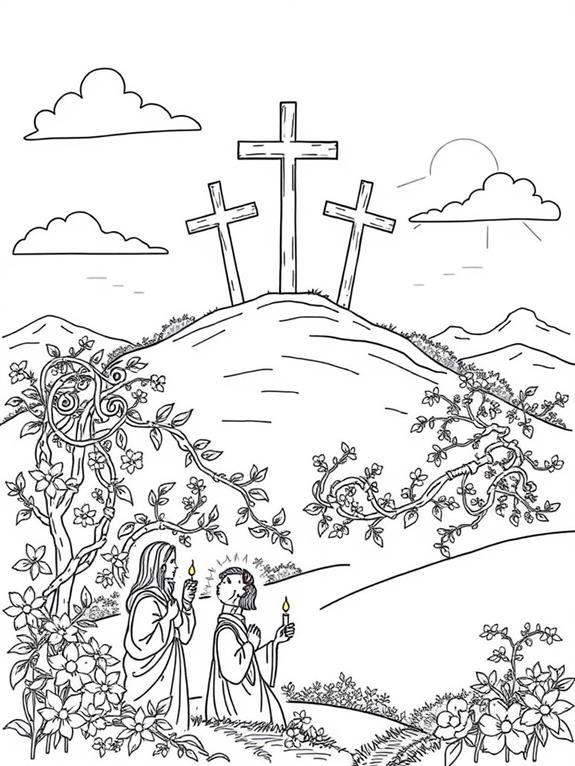 adult good friday coloring page