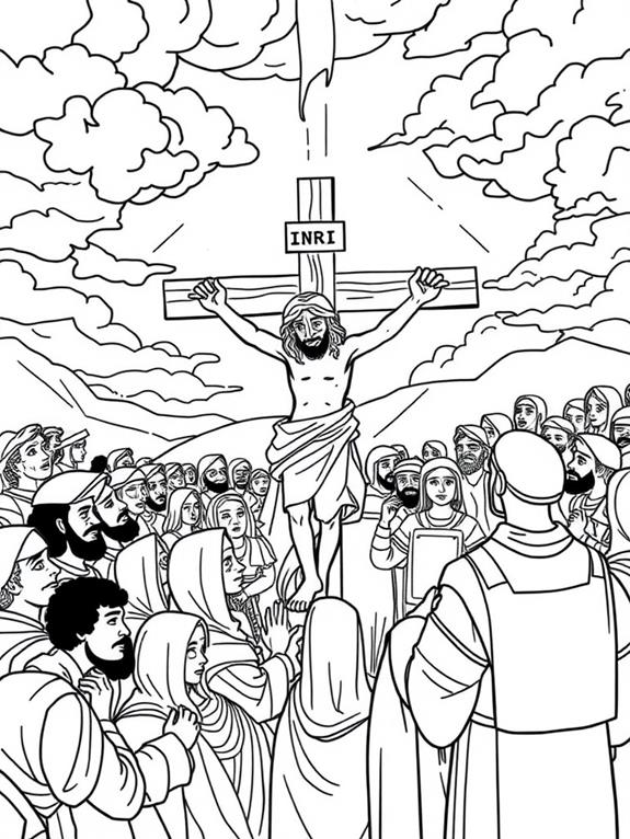 engaging good friday coloring activity