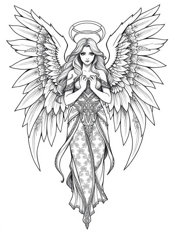12 Guardian Angels Coloring Pages - Free To Download & Printable