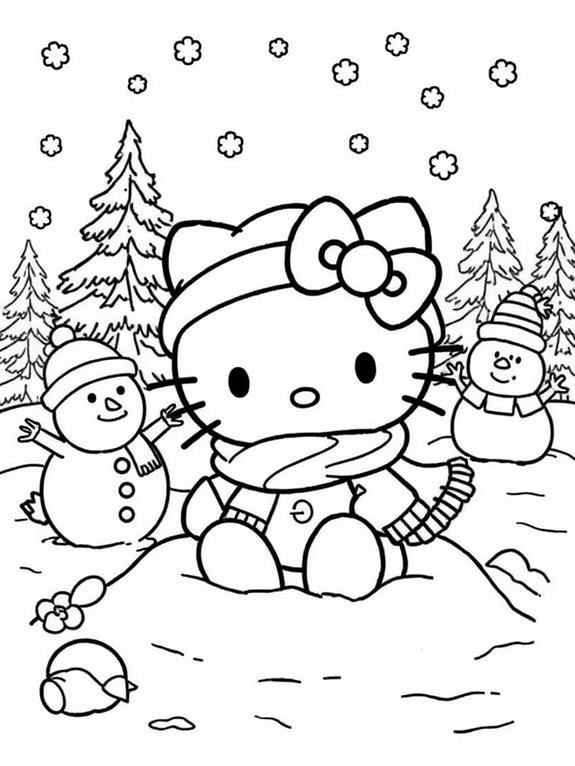 hello kitty winter wonderland