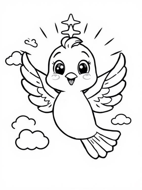 holy spirit dove coloring