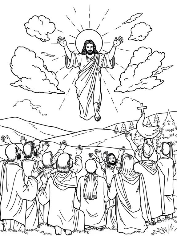 12 Jesus’ Ascension Coloring Pages - Free To Download & Printable ...