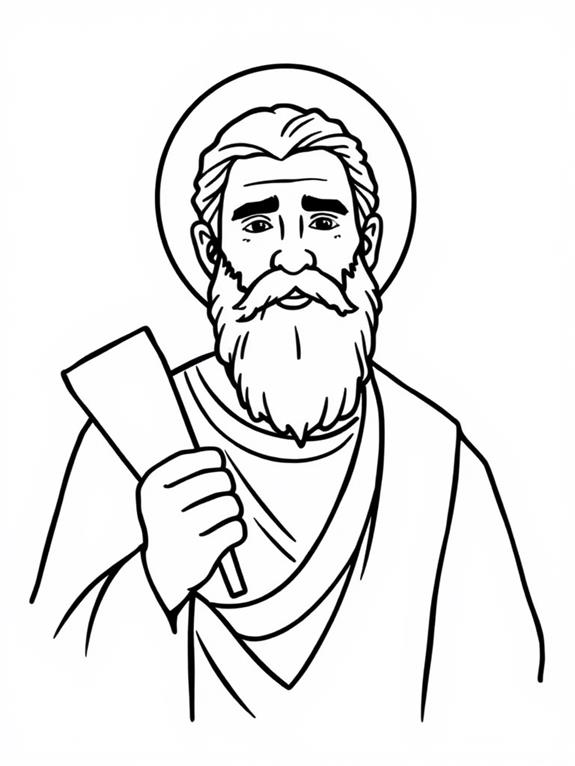 simple apostle paul artwork
