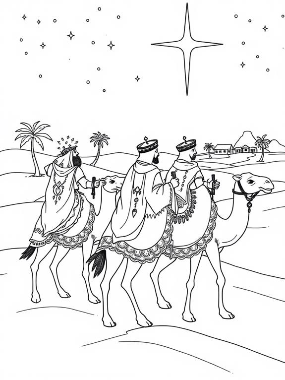 12 Wise Men Coloring Pages - Free To Download & Printable - Encouraging