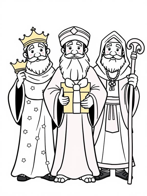12 Wise Men Coloring Pages - Free To Download & Printable - Encouraging