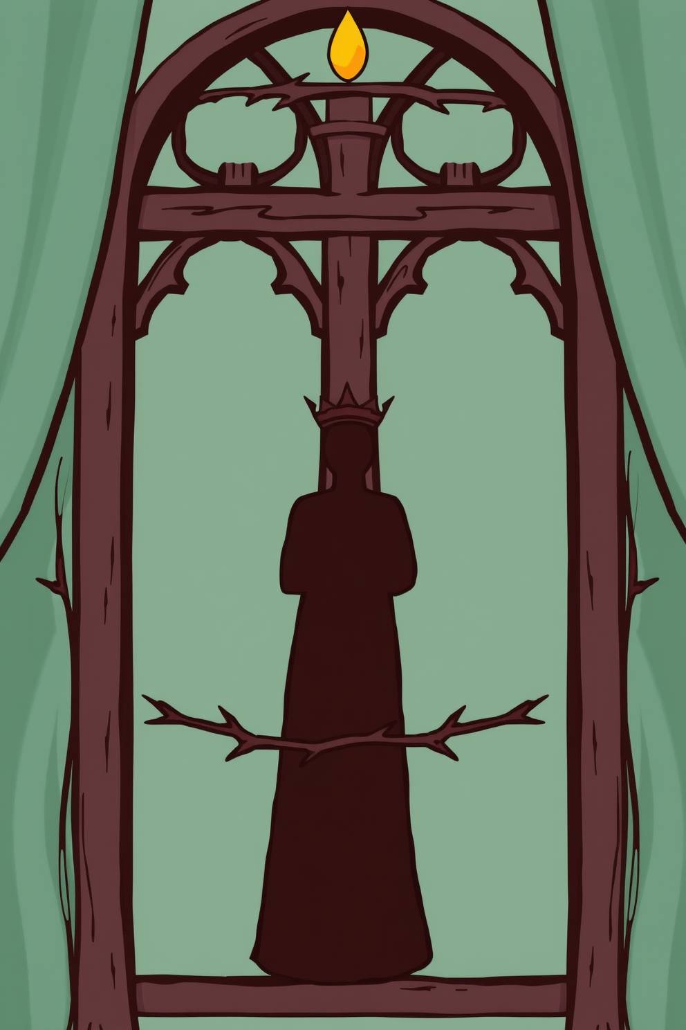 Cute Crown of Thorns Drawing
