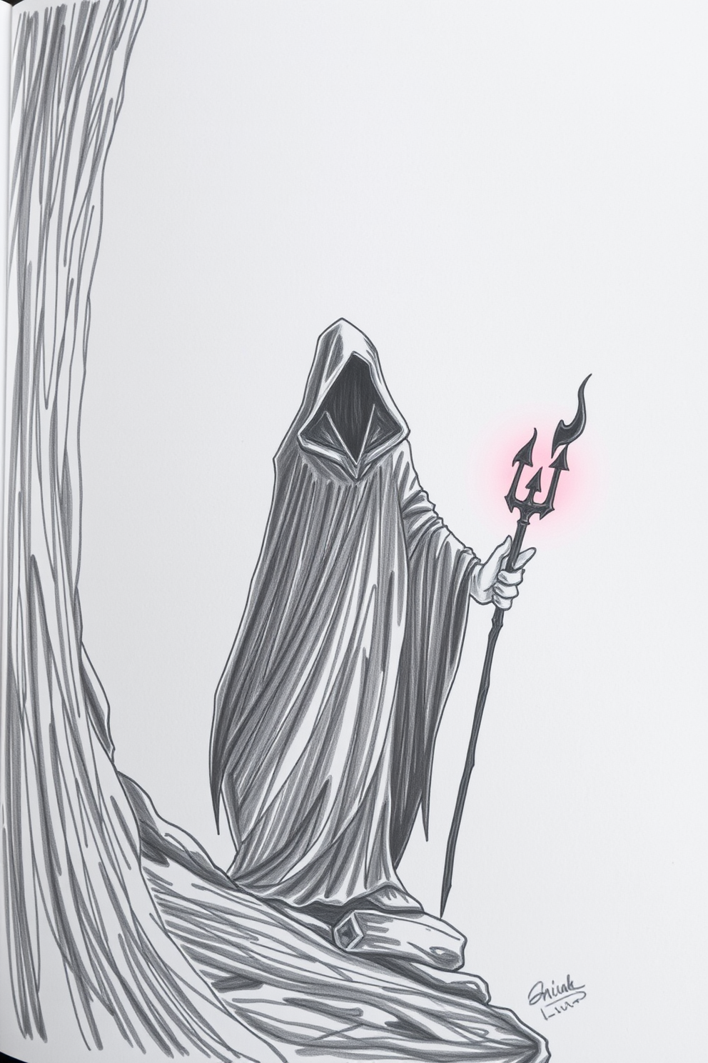 Doodle of Darkness Drawing