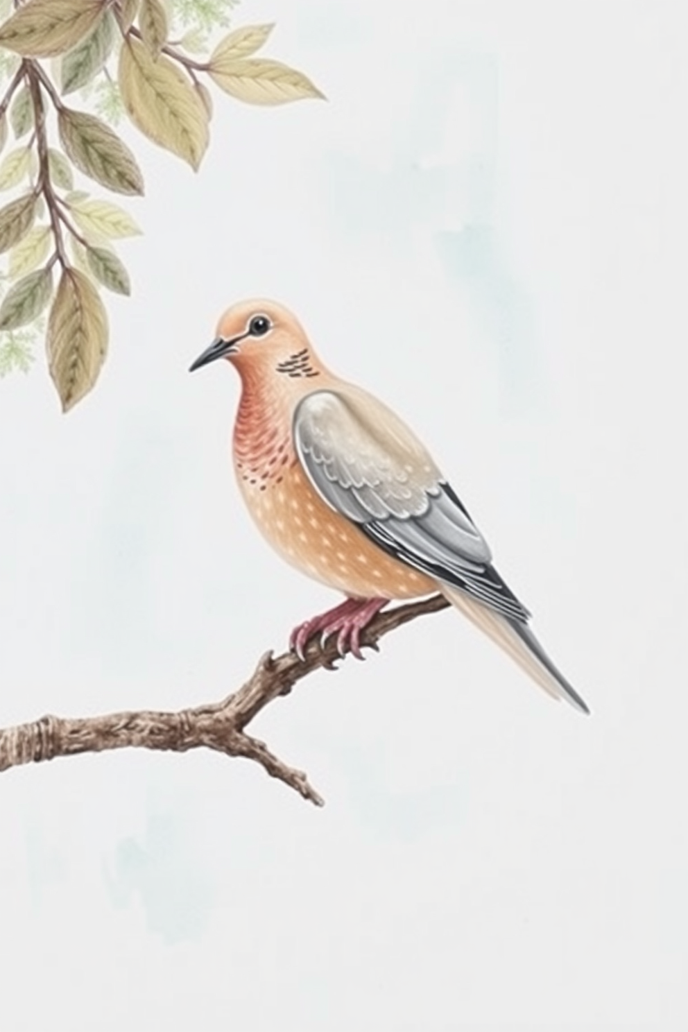 Gentle Dove Drawing