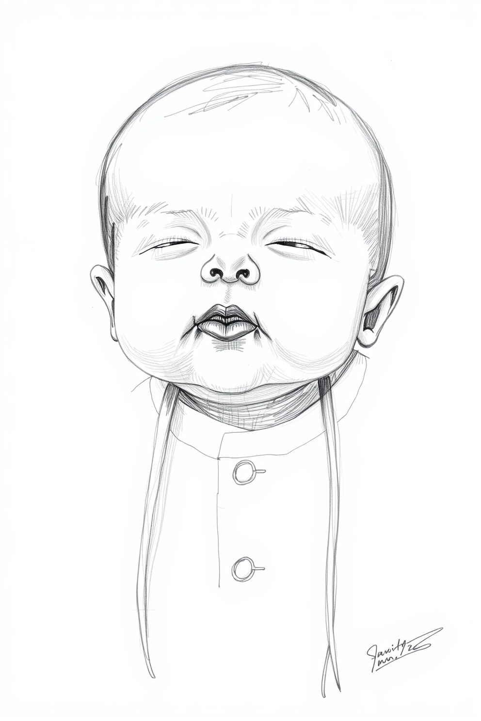 Monoline Firstborn Drawing