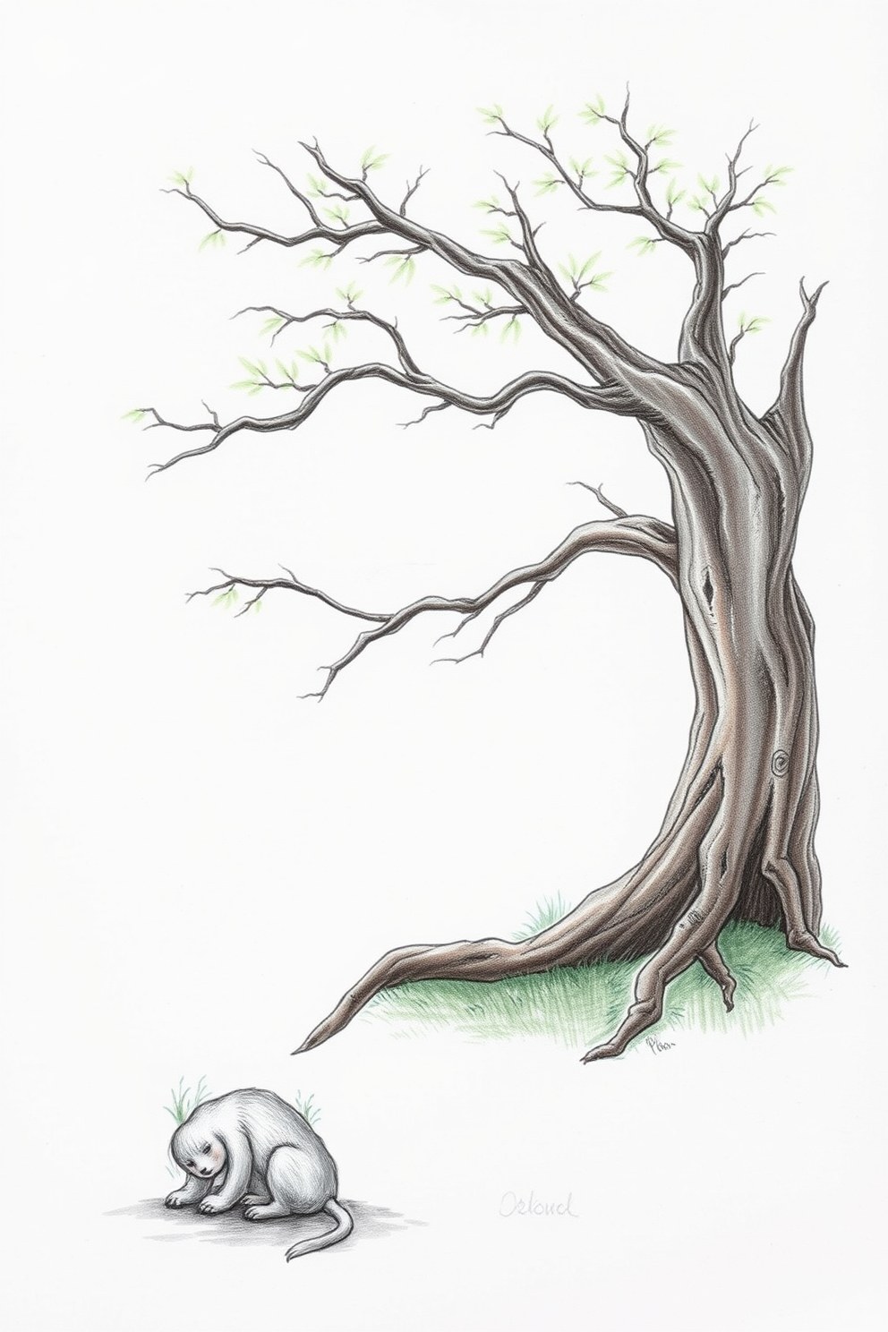 Pure Spirit in Nature drawing