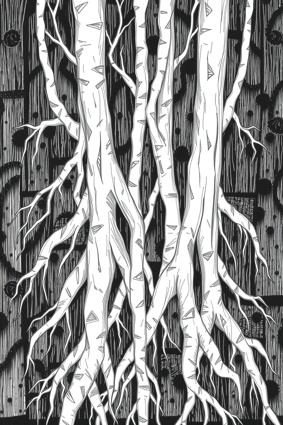Roots drawing