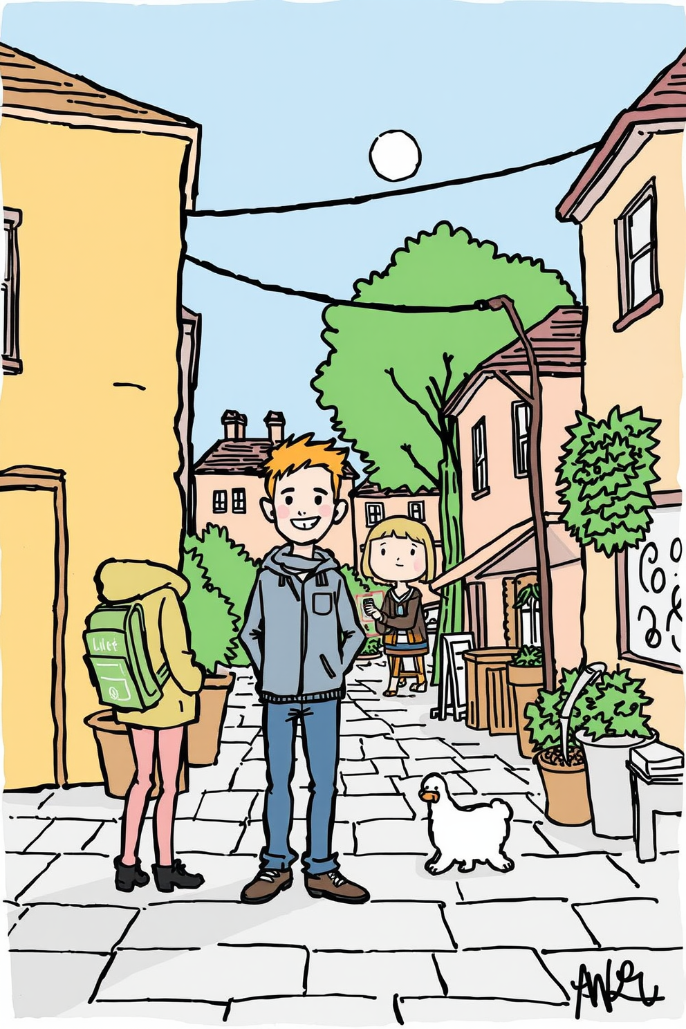 Simeon and Anna's Doodle Scene