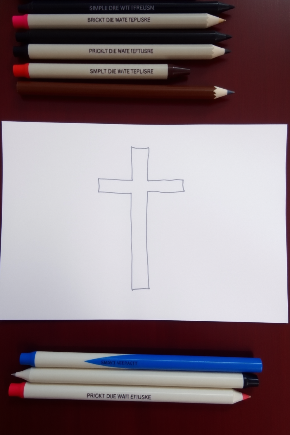 Simple Cross Drawing