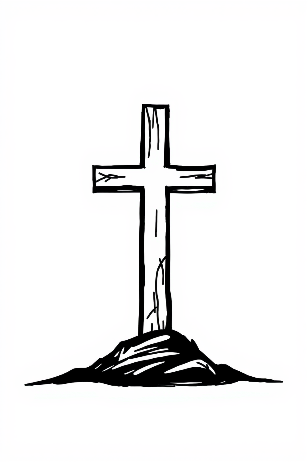 Simple cross drawing