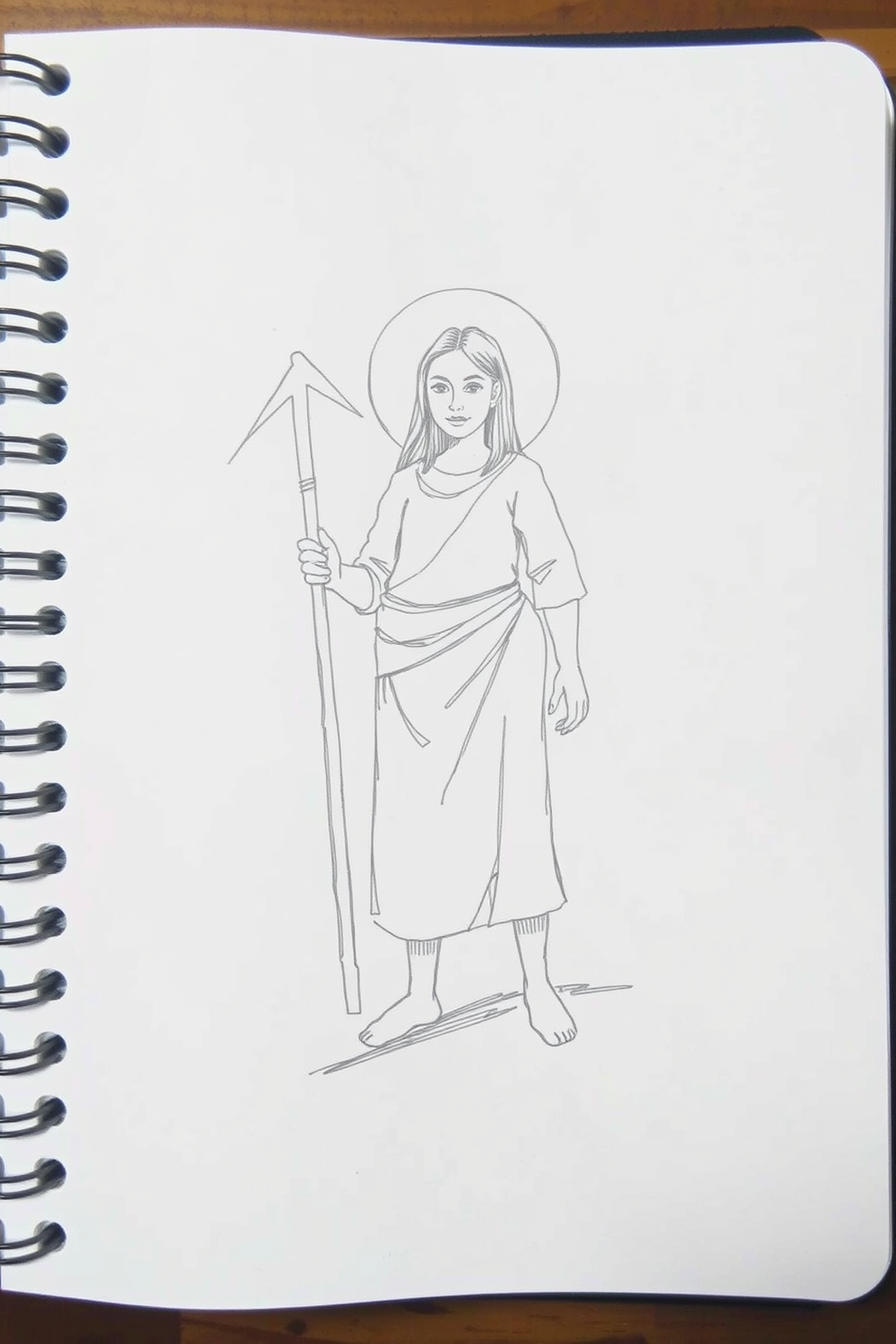 Sketching a Bible Drawing