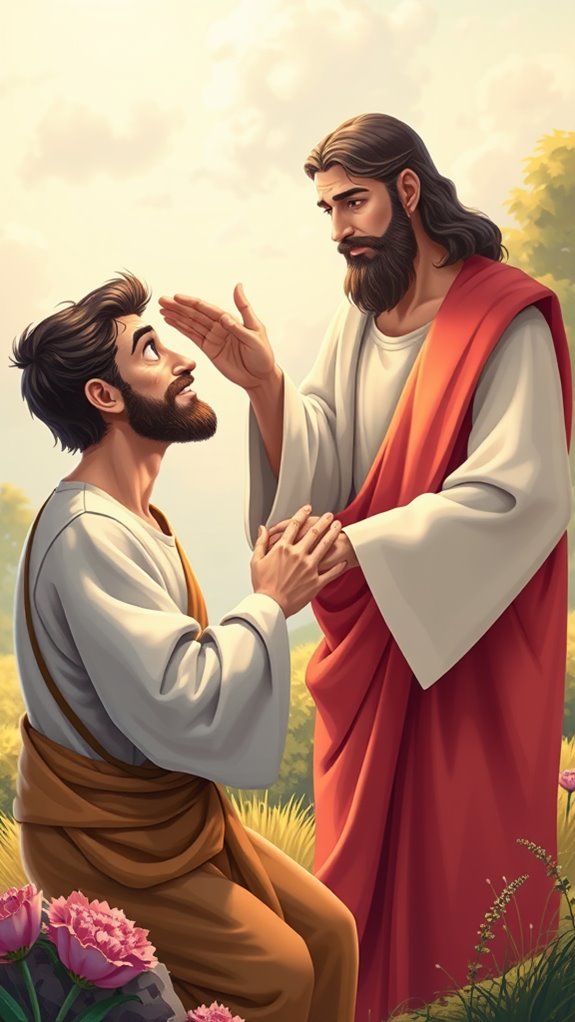 3d jesus healing blind man