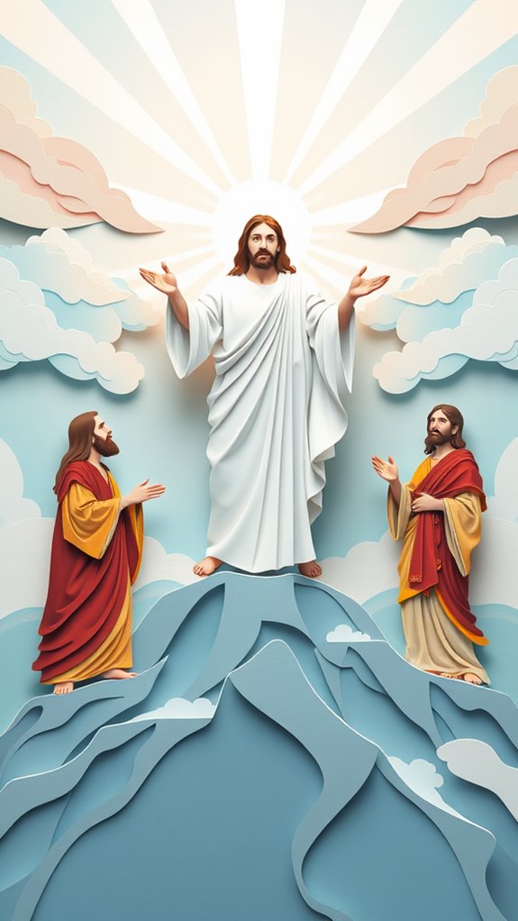 3d jesus transfiguration artwork