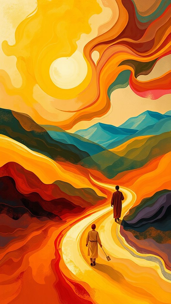 abstract art journey emmaus