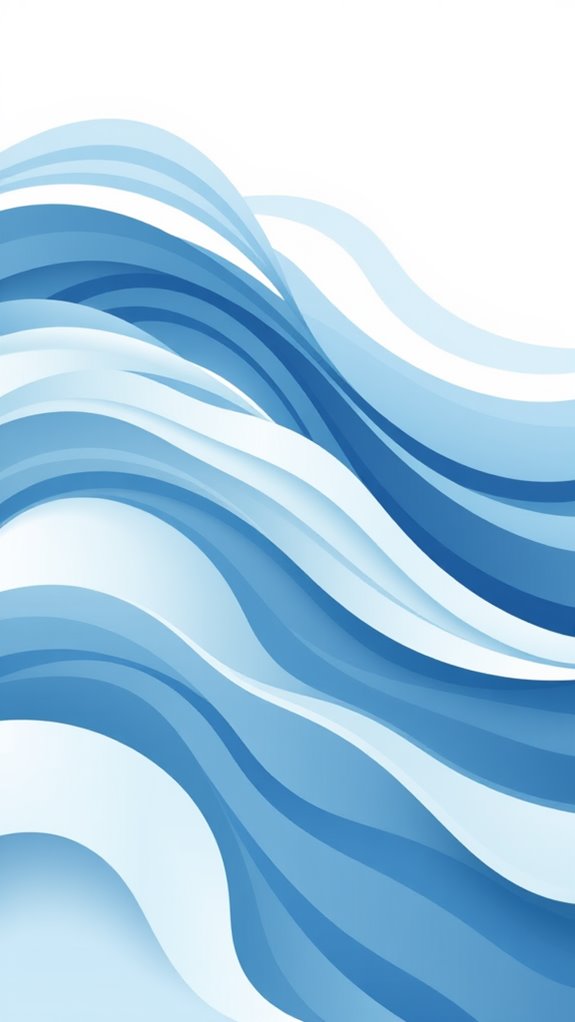 abstract baptism wave design