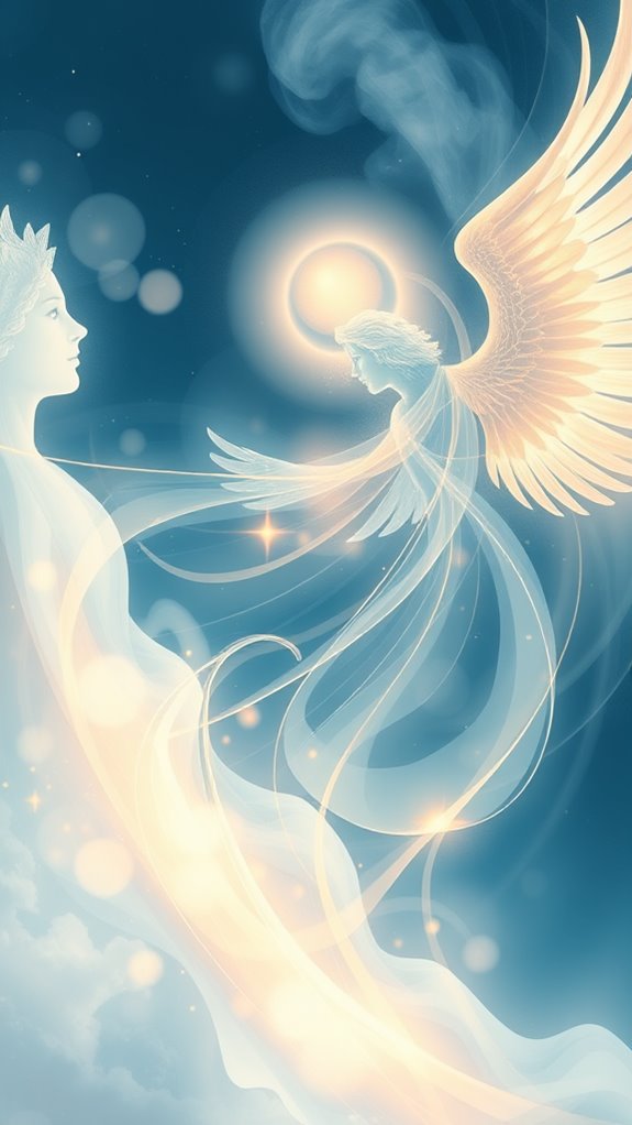 abstract guardian angels artwork