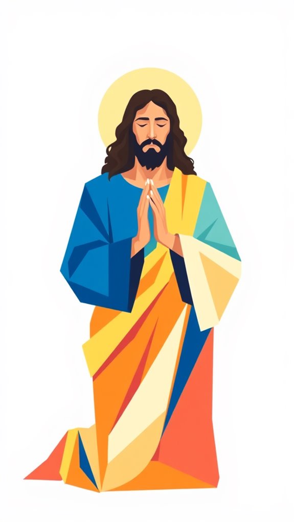 abstract jesus prayer art