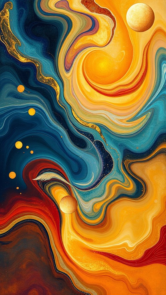 abstract religious imagery depiction