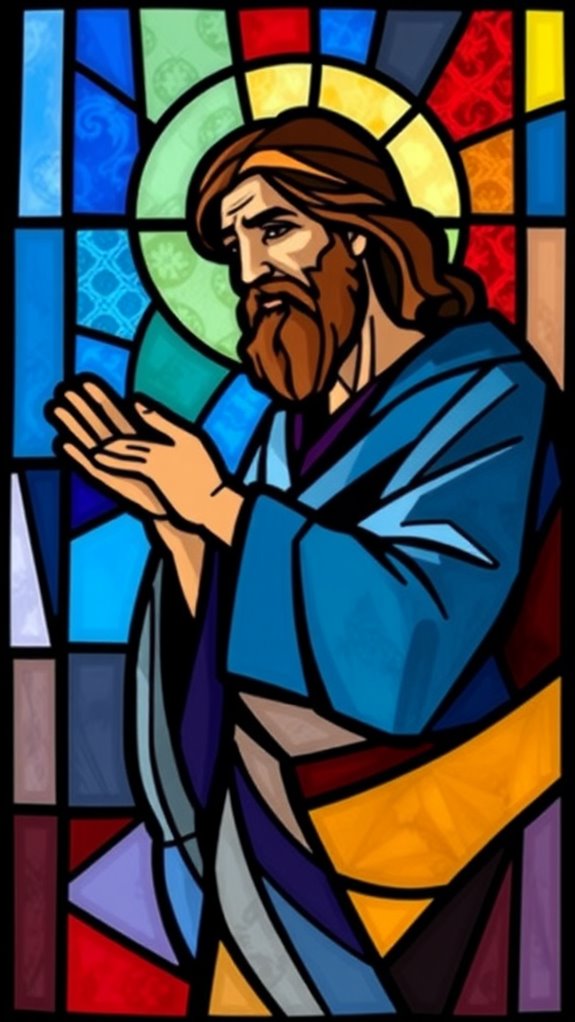 abstract stained glass art