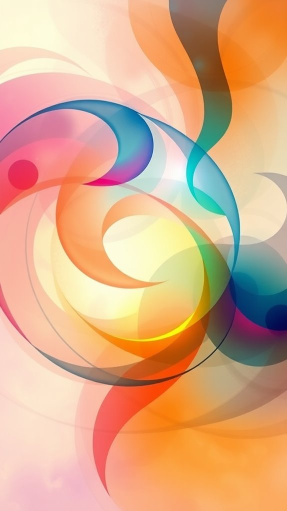 abstract visual representation blessings