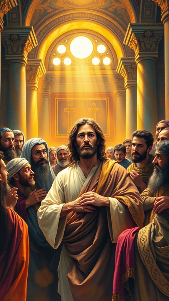 acrylic painting of jesus