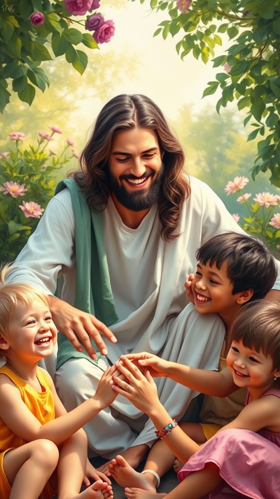 acrylic painting of jesus