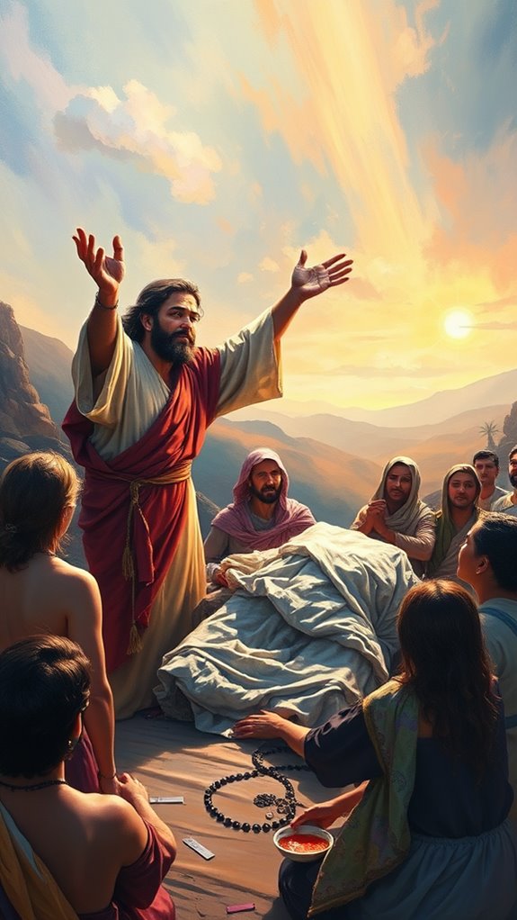 acrylic painting of resurrection