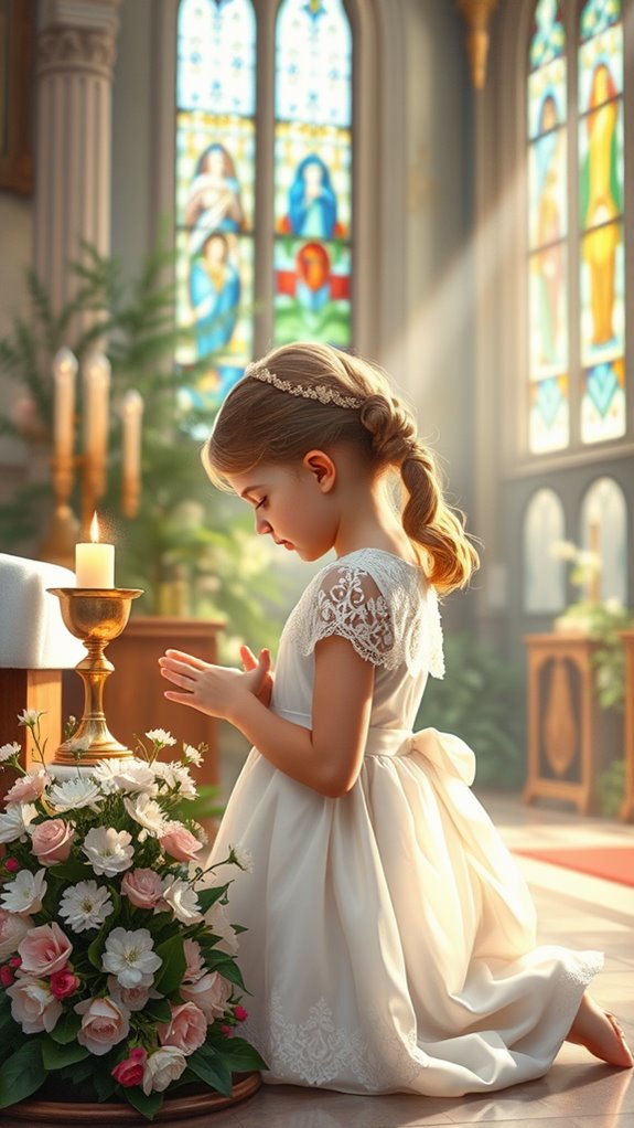 adorable first communion artwork