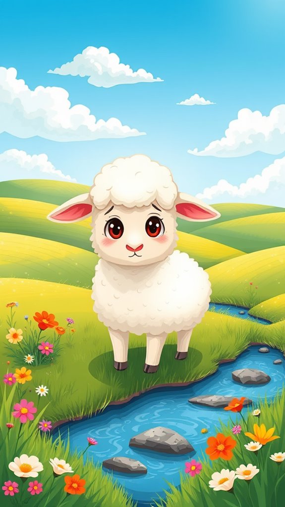 adorable image of sheep