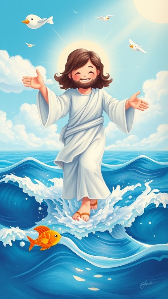 adorable jesus water miracle