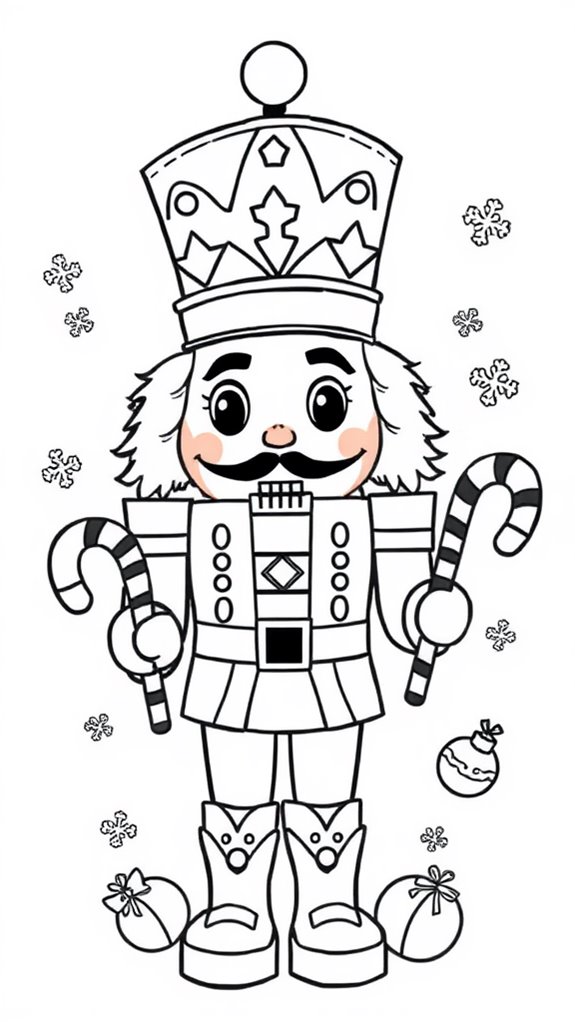 adorable nutcracker art activity