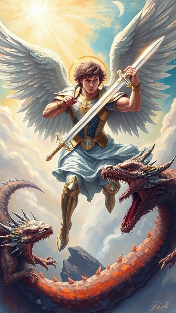 angelic figure in impressionism