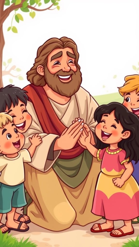 apostle paul blessing children