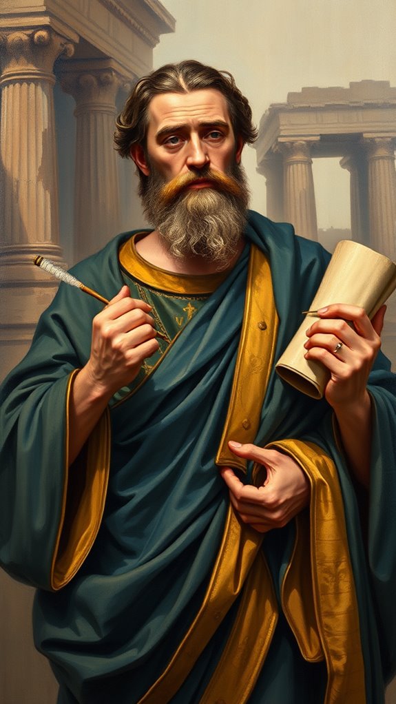 apostle paul depicted artistically