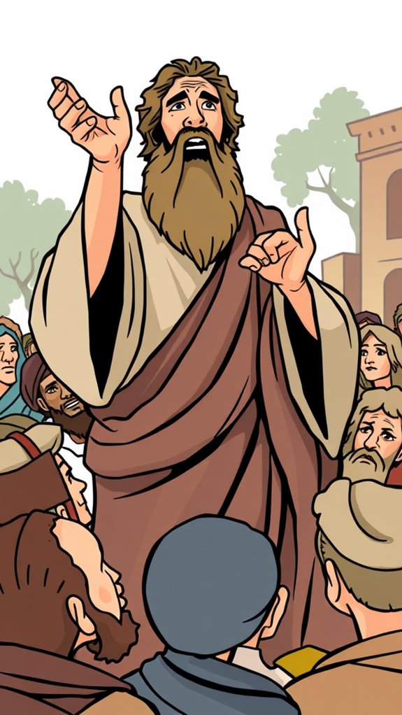 apostle paul preaching illustration