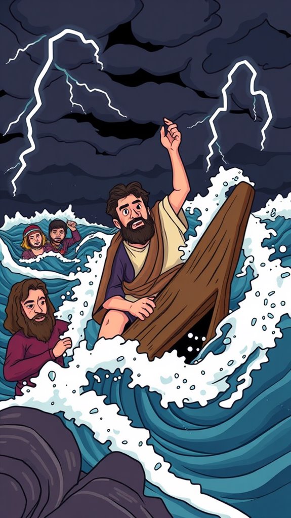 apostle paul s shipwreck illustration