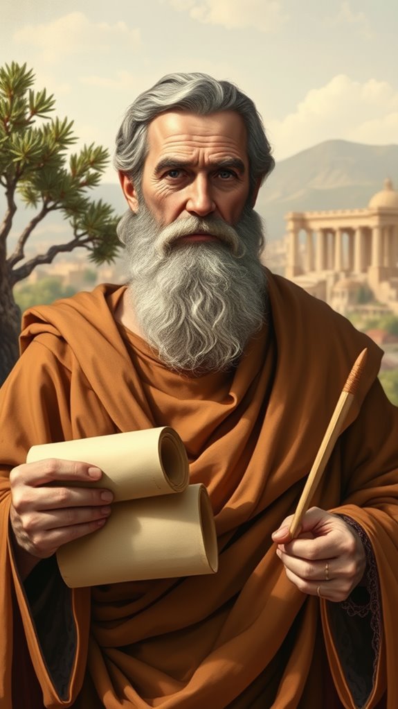 apostle paul stock image