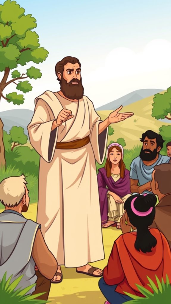 apostle paul teaching illustration