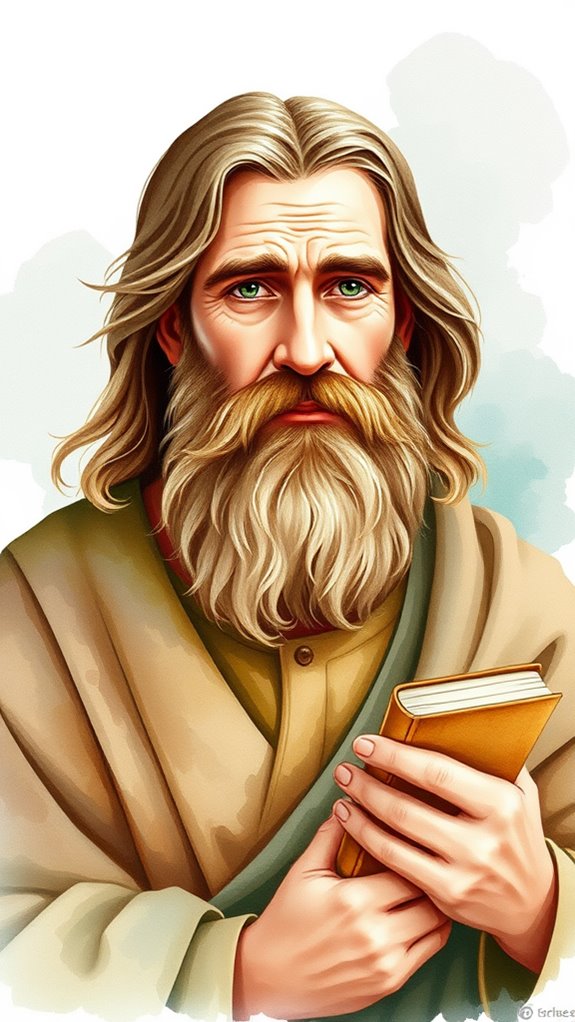 apostle paul watercolor artwork