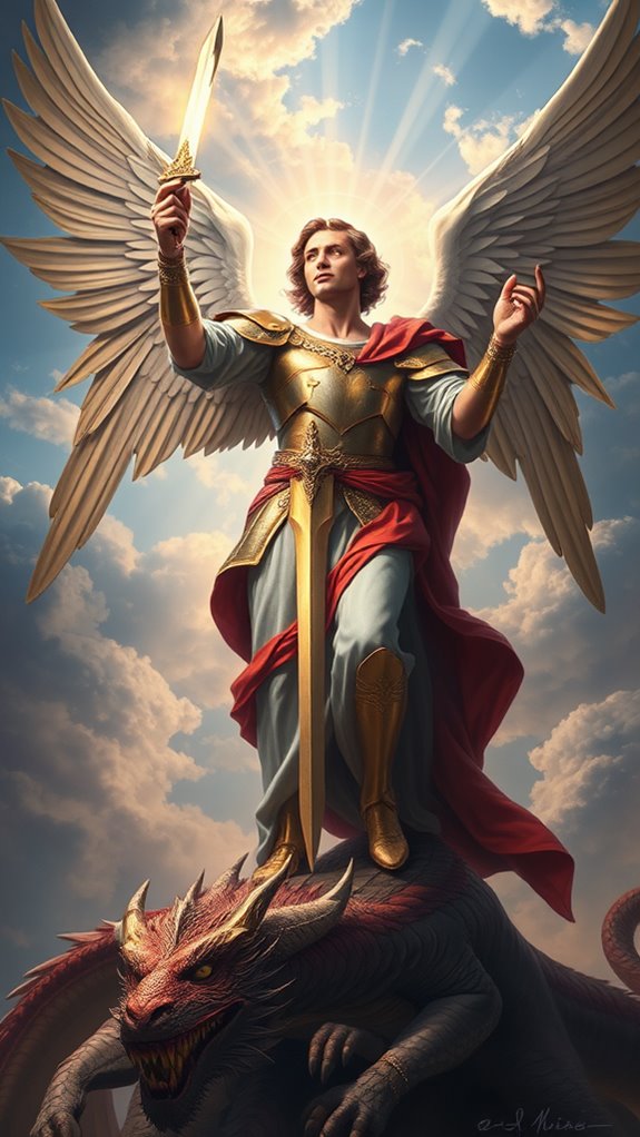archangel digital artwork creation
