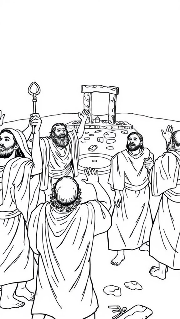 baal prophets dancing activity