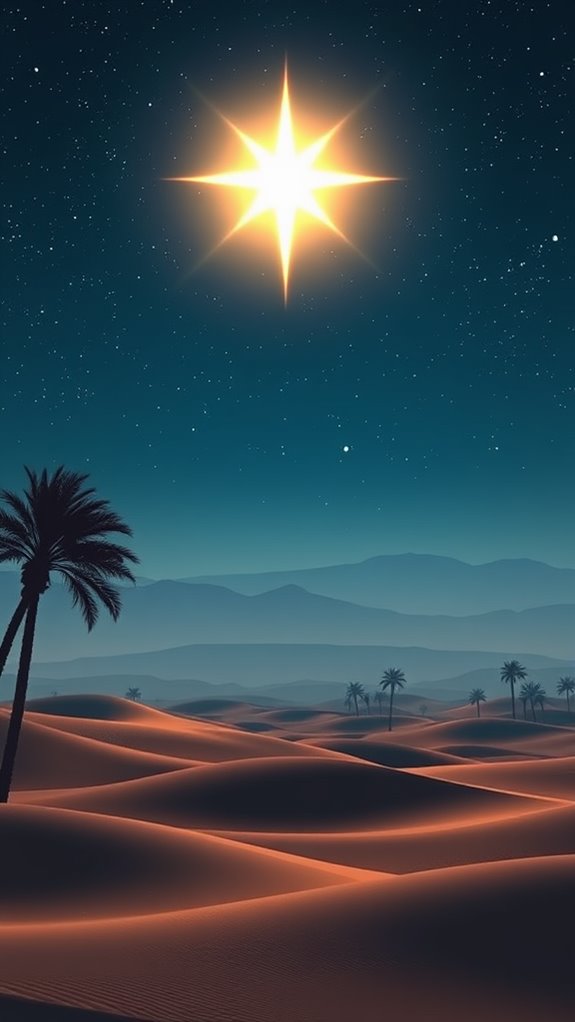 bethlehem star landscape beauty