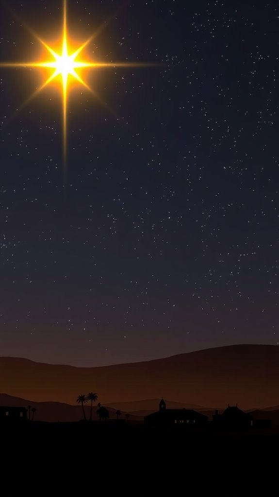 bethlehem star stock image