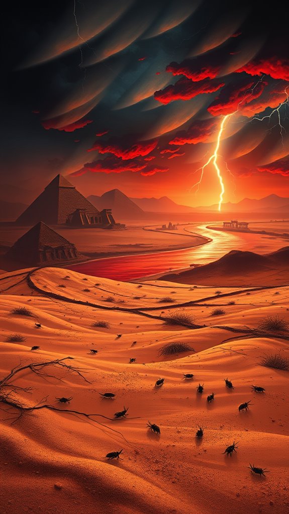 biblical egypt plagues illustration