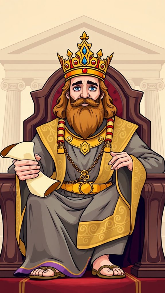 biblical scroll illustration design