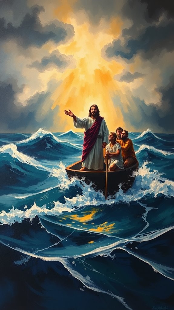 calm amidst turbulent seas